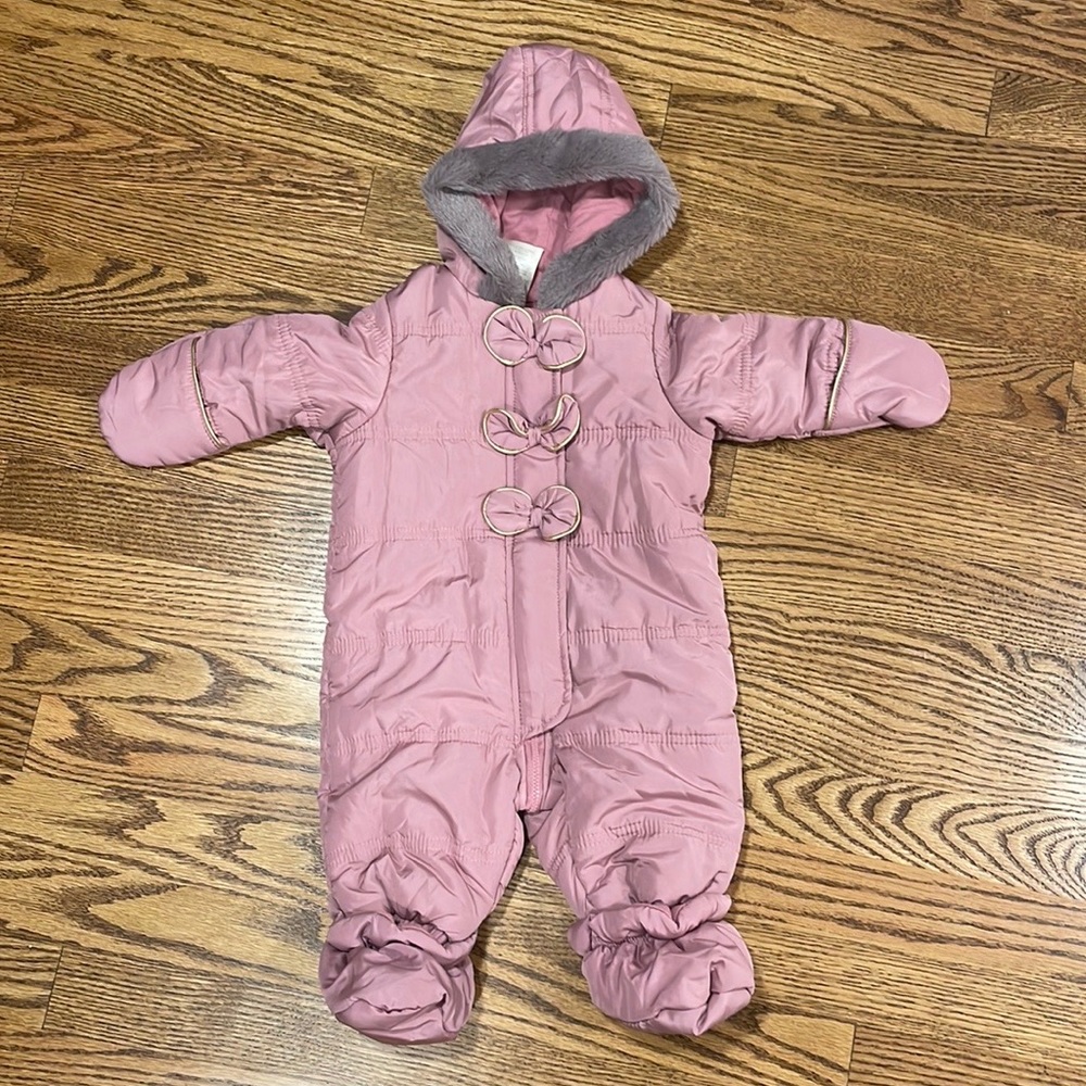 First Impressions Baby Girl Snowsuit Size 0-3 Months